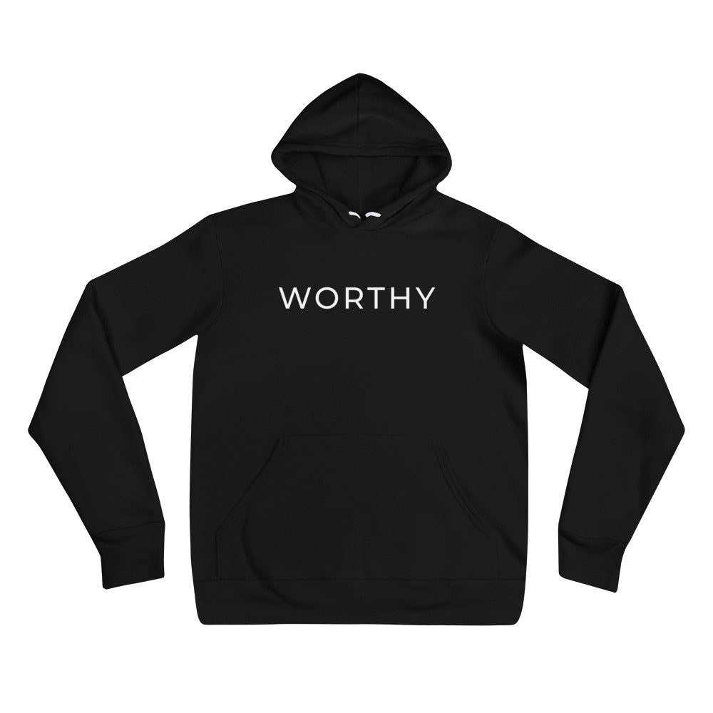 Black WORTHY Hoodie