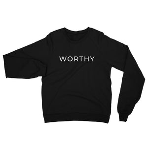 Black WORTHY Crew Neck