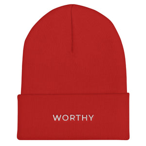 Limited Edition - Red WORTHY Beanie