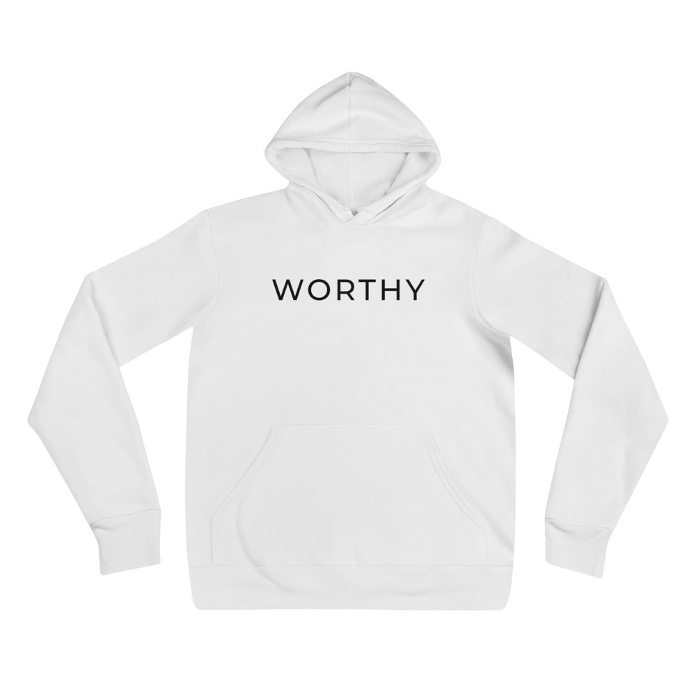 White WORTHY Hoodie