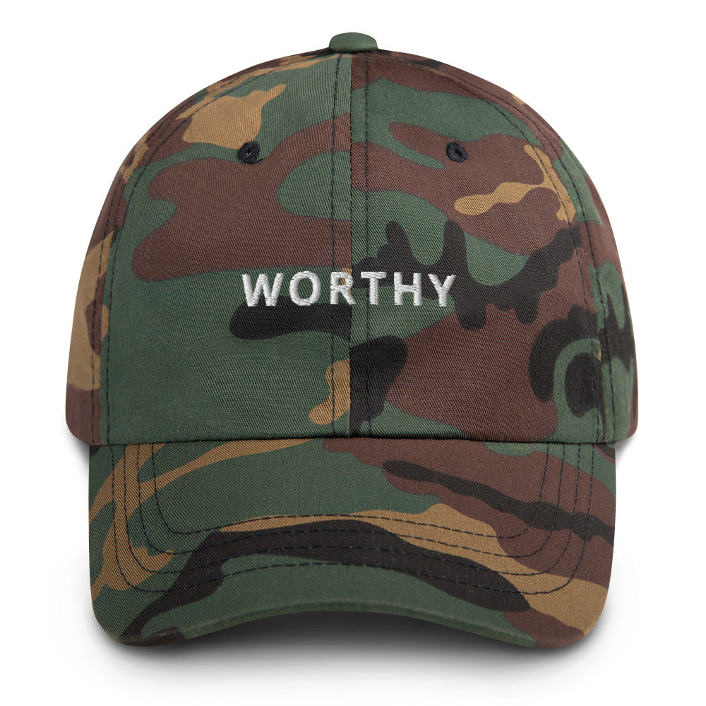 Limited Edition - Camo WORTHY Dad Hat